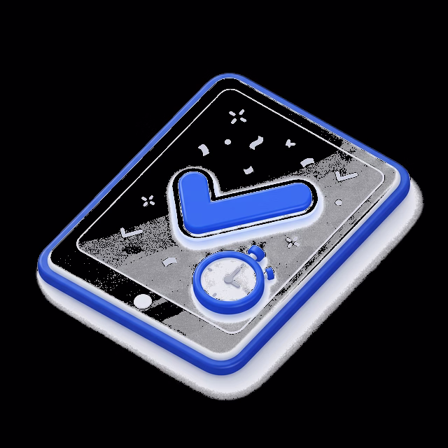 Tablet mit 34a Übungsfragen 3D Illustration